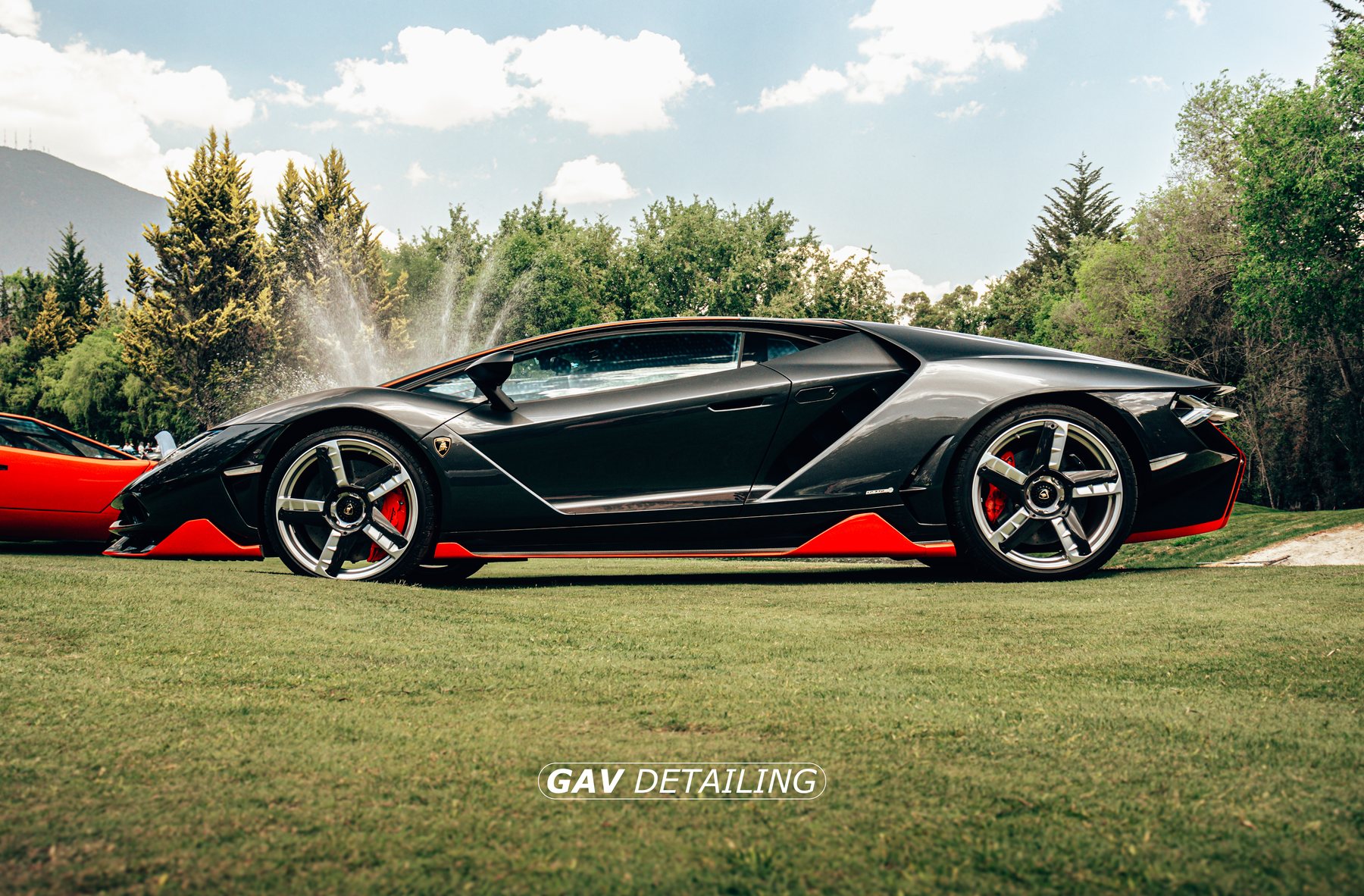 Lamborghini Centenario en exterior detallado por GAV Detailing
