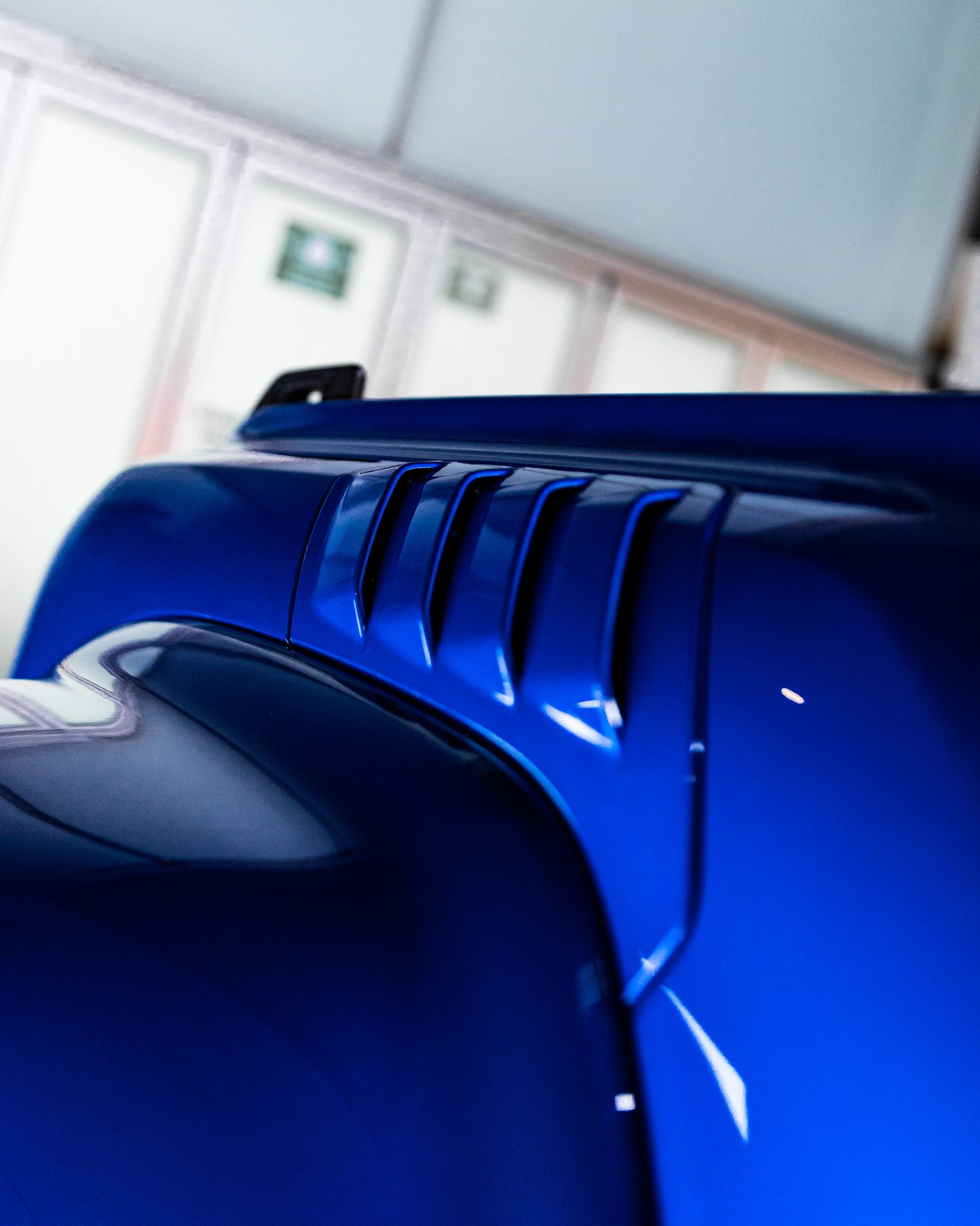 Ford Bronco Raptor azul protegido con PPF por GAV Detailing